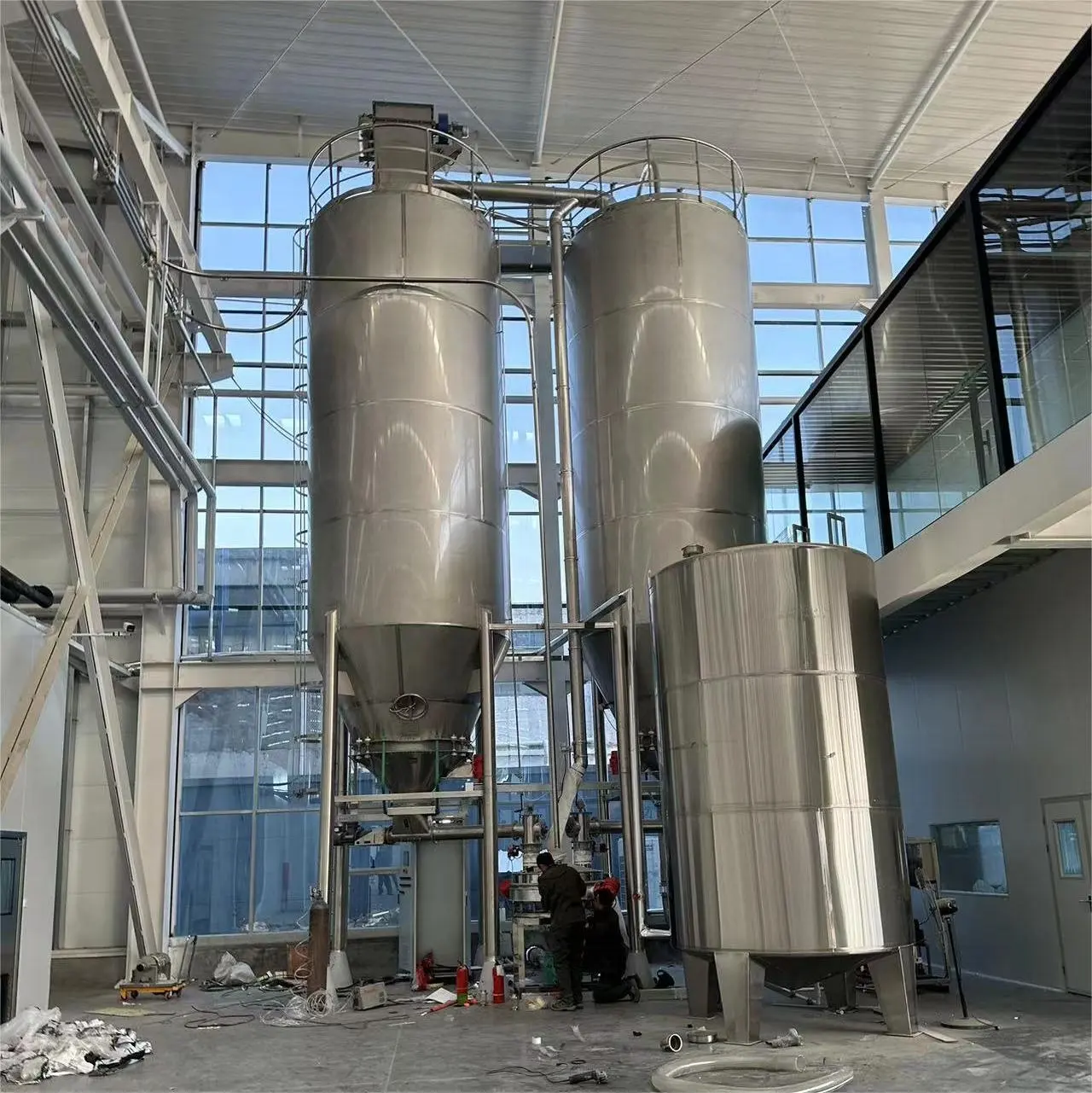 sanitary easy return customized Bioreactor for wine milk beer water oil fuel liquid Fermentation stainless steel storage Tank
