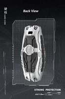 Réinstallez la couverture de clé de voiture en métal de peau de Silicone d'armure pour MG7 MG RX5 MG5 MG GT VS Mg3 HS