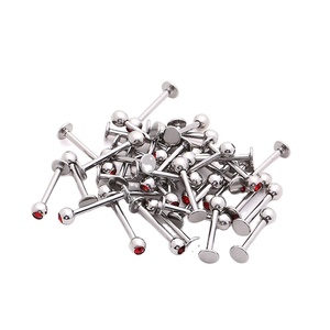 <span class=keywords><strong>Piercing</strong></span> para los labios, joyería <span class=keywords><strong>de</strong></span> cristal, labret, acero inoxidable, <span class=keywords><strong>piercing</strong></span> para el cuerpo, tragus - Product Image 4