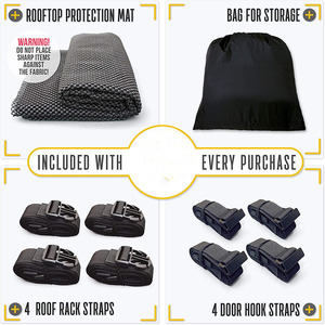 Sac de toit de voiture en PVC imperméable sur mesure en gros avec sac de chargement, protection solaire, accessoire extérieur, porte-bagages de toit - Product Image 3