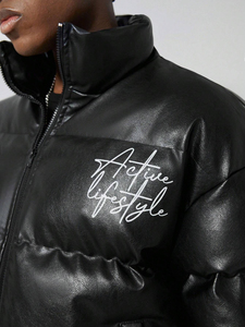 Piumino con scritta grafica da <span class=keywords><strong>uomo</strong></span> Street Life - Product Image 6