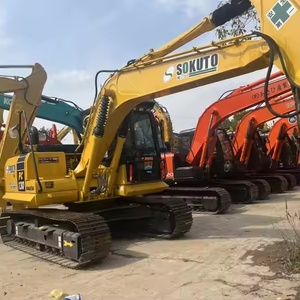Potente rendimiento Komatsu Pc130 13Ton Excavadora Gran condición de trabajo Máquina de movimiento de tierras usada con bomba de motor de núcleo a la venta - Product Image 3