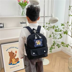 Customize Logo Contrast Color Kids <b>Backpack</b> <b>Lightweight</b> Toddler Travel Bag Kindergarten Soft Children's School Bag for Teenagers - Product Image 4