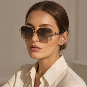Occhiali <span class=keywords><strong>da</strong></span> sole rettangolari con lenti effetto marmo, neri, marroni, blu, stile pilota, alla moda, <span class=keywords><strong>da</strong></span> strada, all'ingrosso, <span class=keywords><strong>da</strong></span> donna e <span class=keywords><strong>da</strong></span> uomo, grandi, firmati, anti-radiazioni - Product Image 4