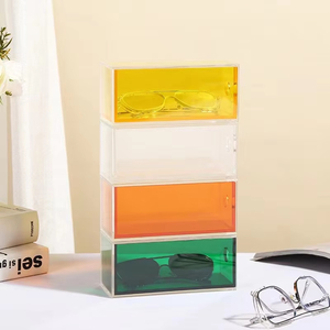 High Quality Transparent <b>Sunglasses</b> Decorate Display Box Acrylic Packaging Gift Box - Product Image 4