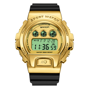 SANDA-<span class=keywords><strong>reloj</strong></span> deportivo <span class=keywords><strong>Digital</strong></span> para hombre, cronógrafo sencillo con alarma, resistente al agua, a la moda, hombre2127 - Product Image 2