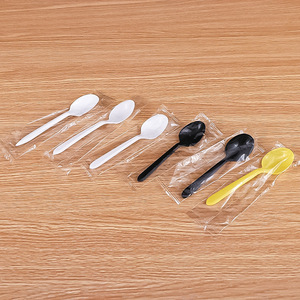 Logo personnalisé jetable en plastique couteau fourchette cuillère écologique couverts jetables <span class=keywords><strong>vaisselle</strong></span> - Product Image 5