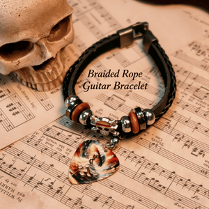 Lot de bracelets plectres de <span class=keywords><strong>guitare</strong></span> en gros <span class=keywords><strong>pour</strong></span> festivals de musique, cadeaux promotionnels personnalisés, accessoires de merchandising de groupe en vrac, cordon réglable - Product Image 3