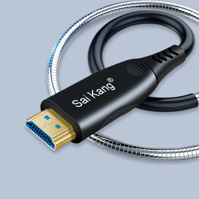 Armored HDMI High Speed HDMI Active Fibre Optic Cable AOC 8k 60HZ 10M 20M 30M 50M 80M 90M 100M 200M 300M 400M 500M HDMI CABLE