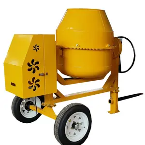 Mezcladores de cemento diesel, máquina mezcladora de cemento para trabajos de construcción, 2 bolsas, 700L