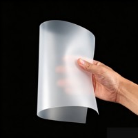 Panneau en polymère satiné givré PP PET PVC pour la diffusion uniforme de la lumière, idéal pour les cloisons de bureau