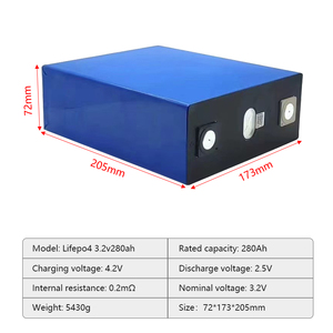 แบตเตอรี่แบบแท่งปริซึม 3.2V 280Ah 304ah 310ah Hithium 280Ah 3.2v แบตเตอรี่พลังงานแสงอาทิตย์ ลิเธียมไอออน อายุการใช้งาน 10000 รอบ - Product Image 3