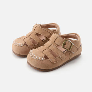 Nouveautés printemps - Chaussures en cuir pour tout-petits, sandales romaines pour garçons et filles de 10 mois à 3 ans - Product Image 3