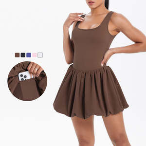 Combinaison Athlétique Décontractée pour Femme, Grande Taille, à Bretelles Larges, pour Fitness, Yoga, Sports de Plein Air et Tennis - Product Image 1