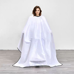 Chal de Peluquería Impermeable y Antiestático, Chal de Poliéster para Salón de Belleza, Vestido, con Botones a Presión para Abrir y Cerrar - Product Image 2