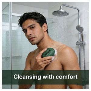 Sapone Artigianale da Appendere con Corda in Cotone, Delicato Sapone Detergente e Idratante per Doccia e Viaggio - Product Image 1