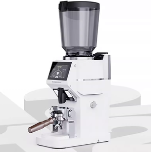Moulin à café professionnel en titane de 90 mm avec contrôle du poids et de la vitesse - Partenaire idéal pour votre machine à café semi-automatique - Product Image 2