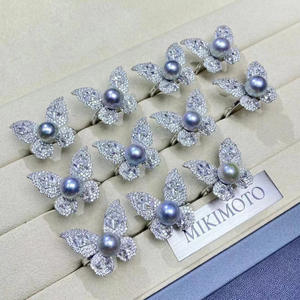 Base para Anillo de Plata S925, Joyería de Moda DIY, Cuentas Redondas de 8-10 mm, Accesorios 10477 - Product Image 3