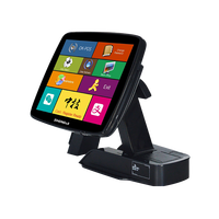 Salon de caisse enregistreuse avec moniteur tactile capacitif 15 pouces tout-en-un à double écran tactile PC Windows POS System