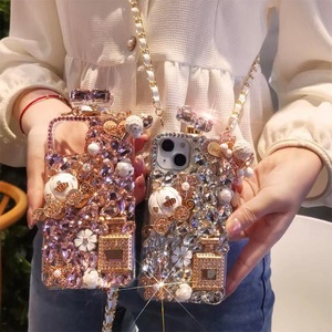 Cho Iphone 16 Pro Max Điện Thoại Trường Hợp Sang Trọng Pha Lê Khoan Crossbody Dây Bảo Vệ Trường Hợp Đối Với iPhone 15 14 13 12 Pro Max Điện Thoại Trường Hợp - Product Image 4