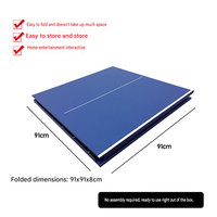 Table de ping-pong portable et pliable pour enfants, pour le sport et le divertissement, table de ping-pong à montage rapide et facile à ranger