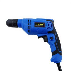 Taladro Eléctrico Profesional TOLHIT, Pequeño, Económico, en Oferta, 450W, 220V-240V, Potente, Mandril <span class=keywords><strong>de</strong></span> 6mm, para Acero y Madera - Product Image 1