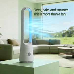 Tháp không Cánh quạt làm mát không khí quạt điện với <span class=keywords><strong>30</strong></span> ° 60 ° 90 ° dao động 8 tốc độ và 8h hẹn giờ - Product Image 5