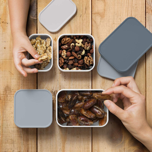 Leakproof Silicone Food Containers MB Extra with Top,Compartments for Bento <b>Box</b> MB Original - for Work <b>Lunch</b> <b>Packing</b> - Product Image 4