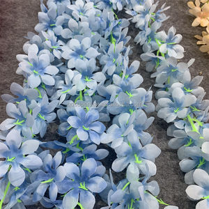 C-491 Exquisitas Guirnaldas de Flores de Glicinia de Seda Hechas a Mano, Blancas, de 4 Ramas, Decoración para el Techo de la Sala de Estar, para San Valentín, Pascua - Product Image 5
