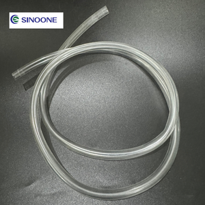 Sinoone Tube en silicone de qualité alimentaire 6-8mm Manchon en silicone résistant aux hautes températures Paille en silicone transparente et inodore médicale - Product Image 1