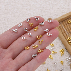 Perles d'espacement miniatures en alliage de zinc, forme en T, 4x6,5 mm, plaquées or 18 carats, pour la fabrication de bracelets, accessoires de bijoux DIY, 100 pièces - Product Image 3