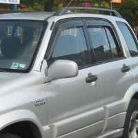 Viseras para Ventanas con Tinte Ahumado para Suzuki Sidekick 1989-2005, 2 y 5 Puertas, Acrílicas, Adhesivas, Protectoras contra la Lluvia, Juego de 4 Piezas