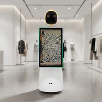 Robot Photo Booth MiCity Glambot APP dengan Kontrol Jarak Jauh, Printer, dan Layar Sentuh 32' untuk Pengalaman Interaktif