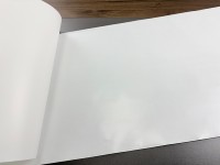 Séparateur en papier glassine blanc en rouleau, sans peluches, jetable, largeur personnalisée, pour salle blanche, pour l'emballage de plaquettes de silicium