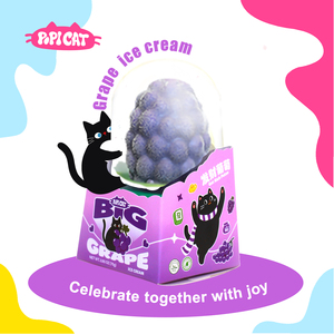 PoPI CAT - Caja de helado viral de piña más vendida, 75 g, con múltiples sabores: piña/uva/melocotón/naranja, polvo para helados en barra - Product Image 4