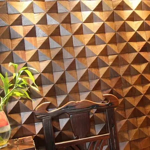 Panel de fondo antiguo de fábrica, tablero decorativo de mosaico, panel de pared de madera maciza 3D de Arte de alta calidad - Product Image 4