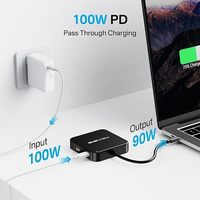 Hub USB-C 6-en-1 10 Gbit/s, Station d'Accueil 4K 60Hz HDMI, Charge PD 100W, Répartiteur de Données 3 USB-A et USB-C pour MacBook, Ordinateur Portable et PC