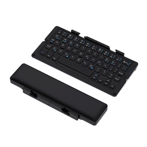 Nuevo Teclado Inalámbrico Plegable Portátil JOMAA BT Mini Recargable Ultrafino con Soporte para Teléfono, Laptop, Tablet, USB Tipo C - Product Image 1