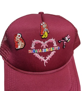 Spilla da bavero personalizzata in metallo morbido/duro di alta qualità, all'ingrosso, OEM e ODM, con logo <span class=keywords><strong>Karol</strong></span> G, spille smaltate Manana Sera Bonito per vestiti - Product Image 2