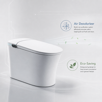 WC intelligent avec lavage des parties intimes, température de l'eau réglable, siège chauffant, désodorisation