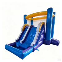 Château Gonflable Personnalisé pour Garçons et Filles, Toboggans Gonflables Extérieurs, Prix Usine, Combinaison Château Gonflable GOLDEN ART Y-145, Capacité 4 Personnes