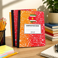 Cahier d'exercices scolaire saoudien personnalisable, agrafé, ligné anglais, avec logo personnalisé, pour la pratique des élèves, fabricant