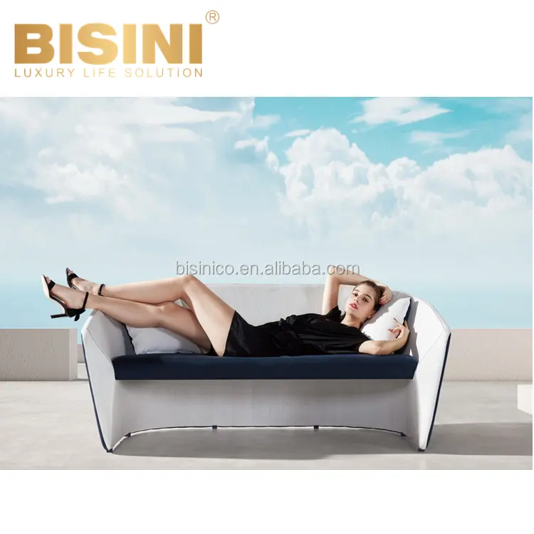BISINI Original Design Series Unique Garden Noble Navy Blue Sofa set 3-seater sofa with Cushion