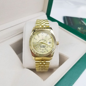 Hoàn toàn tự động thạch anh xem chất lượng cao thép không gỉ quyến rũ 36mm nhiệt đới lịch kinh doanh của nam giới Đồng hồ đeo tay cho bán buôn - Product Image 6