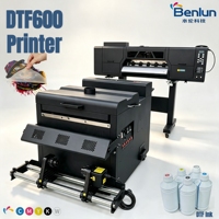 Impresora DTF600 - Venta Directa de Fábrica con 2 o 4 Cabezales, Equipada con Cabezal de Impresión XP600 I1600 I3200, para Producción de Patrones de Camisetas
