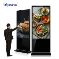 INGSCREEN debout au sol Android Lcd lecteur de publicité kiosque Totem vertical signalisation numérique et affichages pour la vidéo