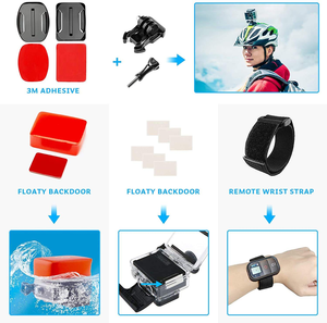 ชุดอุปกรณ์ติดตั้งกล้องแอคชั่นสำหรับ GoPro Hero 13 12 11 ที่ยึดติดหน้าอกแบบสุญญากาศ ที่จับแบบลอยได้ ไม้เซลฟี่ ขาตั้งกล้อง สายรัดข้อมือ ขายส่ง - Product Image 3
