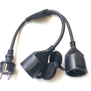 Cable de Extensión Cee a Iec de 16 A, 2 Tomas de Corriente, Cable de Alimentación Tipo Y con Cable de Cobre - Product Image 4