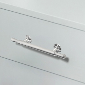 French Style Zinc Alloy Cabinet Door Handles Bar Shape Durable Wardrobe Furniture Handle - Product Image 3