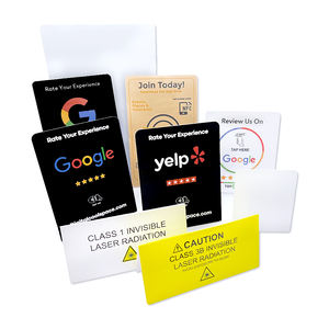 Base NFC213 sin contacto para reseñas de Google, soporte NFC personalizado con código QR, placa NFC de PVC, soporte para reseñas en redes sociales - Product Image 6